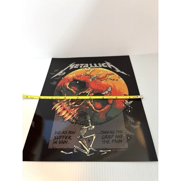 Metallica Heavy Metal Band Artwork Print 10x8" Cardstock Wall Art NEW - Picture 2 of 4